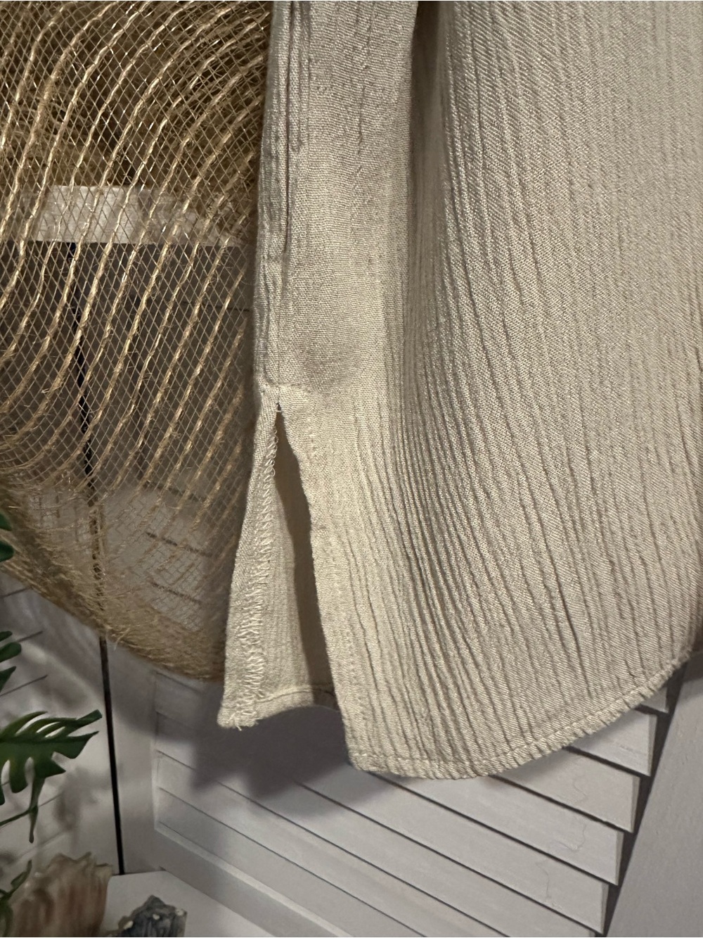 Zenana Two-Piece Flowy Maxi Set in Light Beige - Picture 2 of 6